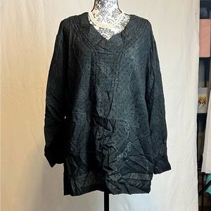 Lifestyle woman , size 3x, black